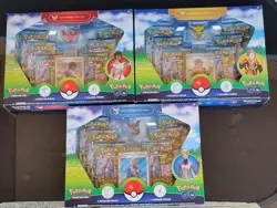Pokemon Go- Sealed- Special Collection Box Set of 3 Team Valor, Mystic, Instinct - Image 1