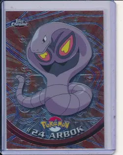 2000 TOPPS CHROME POKEMON T.V. ARBOK #24 - Image 1
