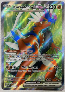 Koraidon ex - 231/198 Ultra Rare Full Art Scarlet & Violet Base Set Pokemon TCG - Image 1