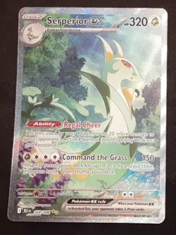Serperior ex 164/086 Sv: Black Bolt Holo Rare Pokemon TCG NM - Image 1