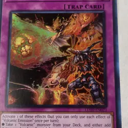 Yugioh! Volcanic Emission - LD10-EN023 - Super Rare - 1st Edition Near Mint, Eng - Image 2
