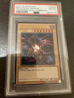 YuGiOh! RED-EYES B. DRAGON #LC01-EN006🔥PSA 9 MT🔥LIMITED ED-2013/18 ULTRA RARE - Image 1