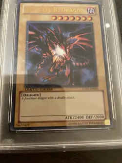 YuGiOh! RED-EYES B. DRAGON #LC01-EN006🔥PSA 9 MT🔥LIMITED ED-2013/18 ULTRA RARE - Image 2