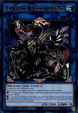 Yugioh Saryuja Skull Dread DUDE-EN026 Ultra Rare 1st Ed NM - Image 1
