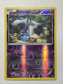 Honedge 60/122 XY Breakpoint Ultra Rare Reverse Holo Pokemon Card - Image 1
