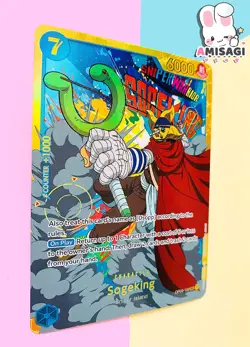 One piece Card Game Sogeking OP03-122 Sec Foil Card TCG Anime Manga Tight - Image 2