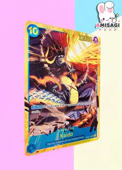 One piece Card Game Kaido OP05-118 Sec Foil Card TCG Anime Manga Tight - Image 2