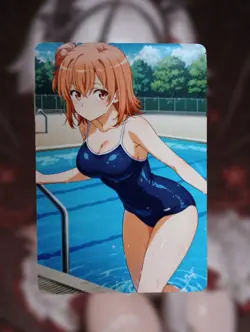 Yui Yuigahama Oregairu Anime Waifu Sexy Goddess Doujin Lewd Hentai Card - Image 1