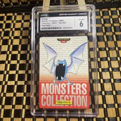 1996 Pokemon Bandai Carddass Part 1 Red Card #042 Golbat CGC 6 NEAR MINT - Image 3