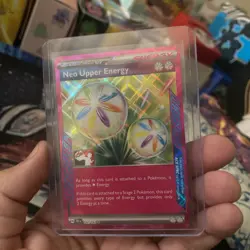 Neo Upper Energy Pokemon Prize Pack Series 6 Promo Pokemon Card NM/LP Stamp - Image 3