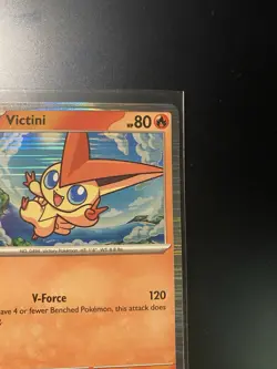 Victini 012/086 Holo Rare Pokemon Card Black Bolt NM - Image 3