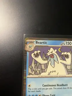 Beartic 026/086 Pokemon TCG SV Black Bolt Holo Rare Pokemon Card ENGLISH - Image 2