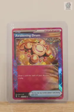 Pokemon TCG Awakening Drum 141/162 SV05 Temporal Forces Ace Spec Card NM - Image 1