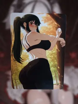 Yor Forger Spy X Family Anime Waifu Sexy Goddess Doujin Hentai Lewd Card - Image 1