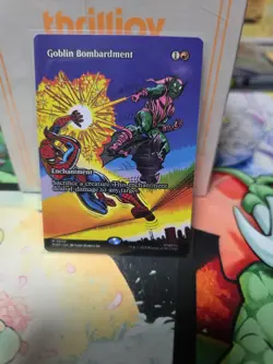 Goblin Bombardment FULL ART NM/M MTG Spiderman Magic Card - Image 1