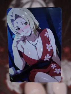 Tsunade Naruto Anime Waifu Sexy Goddess Doujin Hentai Lewd Card - Image 1