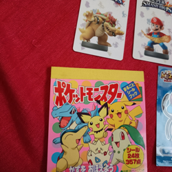 Card Seal book set Japanese Pokemon my 151 promo Get card & mario card - Image 2