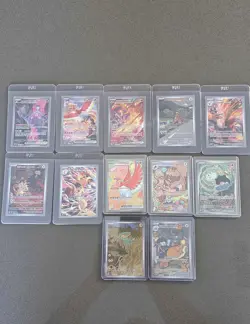 Destined Rivals Pokemon Card Lot - SIRs, IRs, and FAs - Image 1
