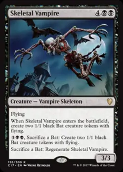 Skeletal Vampire - Light Play MTG Commander 2017 - Image 1