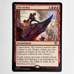 CITE EN FEU MTG MOM- CARTE MAGIC THE GATHERING FR NEUF - Image 1
