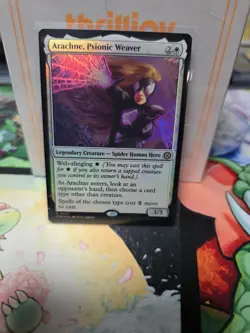Arachne, Psionic Weaver - 2 - SPM - Foil - NM - MTG Magic the Gathering - Image 1