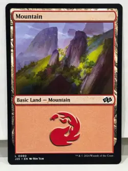 Magic The Gathering: Basic Land - Mountain V.1, 2 & 3 Foundations Jumpstart: MTG - Image 3