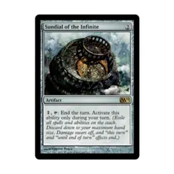 WOTC MtG M12 Sundial of the Infinite (R) (Foil) EX - Image 1