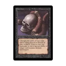 WOTC MtG Beta Deathlace (R) VG - Image 1