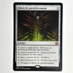 BATON DE PARACHEVEMENT MTG ONE - CARTE MAGIC THE GATHERING FR NEUF - Image 1