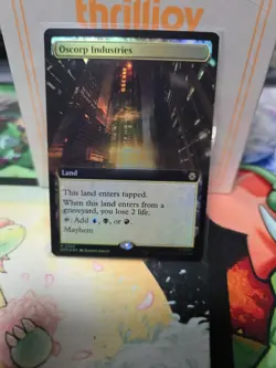 Oscorp Industries - FOIL EXTENDED ART - Marvel's Spider Man - MTG - Image 1