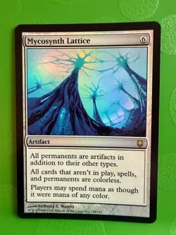 MTG Magic the Gathering FOIL Mycosynth Lattice Darksteel - Image 1