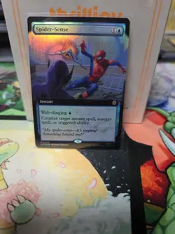 Spider-Sense - Foil - Extended Art - SPM - MTG - EN - NM - 0254 - Image 1