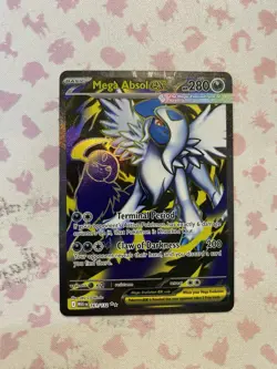 Pokemon TCG Mega Absol ex Full Art Ultra Rare 161/132 Mega Evolution English NM - Image 1