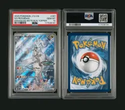 Ns Reshiram Stamped Promo PSA 10 2025 Pokemon Journey Together Box Topper - Image 3