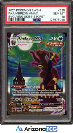 Pokemon 2021 Umbreon VMAX 215/203 Alt Art Evolving Skies GEM MINT PSA 10 - Image 1