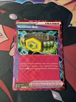 Maximum Belt Ace Spec 117/131 Near Mint Prismatic Evolutions Pokemon TCG - Image 1