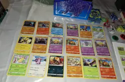 Pokemon Box Sword And Shield Cards And Supplies 2 Pins Sleeves Coins Dice *read - Image 4