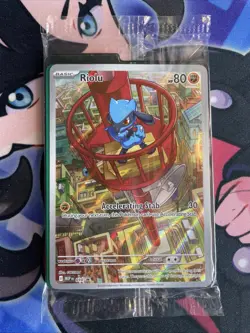 Riolu SEALED Pokemon Center Stamped Mega Evolution Promo 10 NM-M - Image 1