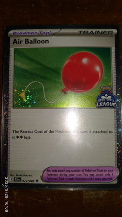 Pokemon TCG Air Balloon Great Ball League Participation Promo 079/086 English - Image 1