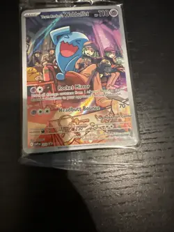 SEALED Destined Rivals Team Rocket's Wobbuffet Pokemon Center Stamped Promo Card - Image 4