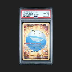PSA 10 Electrode 222/198 Chilling Reign 2021 Secret Rare Pokemon Card TCG - Image 1