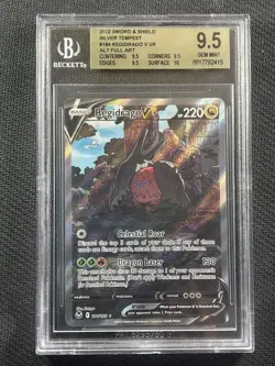 Pokemon Cards BGS 9.5 Gem Mint Regidrago V Silver Tempest Full Art Swsh 184/195 - Image 1
