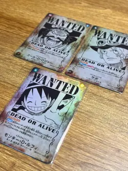 Luffy Sabo Roger OP13 SEC SP Wanted Set Carrying on His Will One Piece Card - Image 2