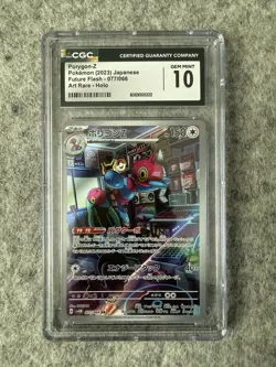 Porygon-Z Pokemon Card CGC 10 Gem Mint Japanese Future Flash Holo - Image 2