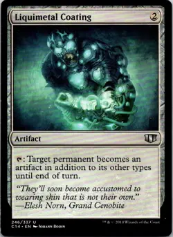 Liquimetal Coating - 246 - Commander 2014 - Magic MTG - LP - Image 1