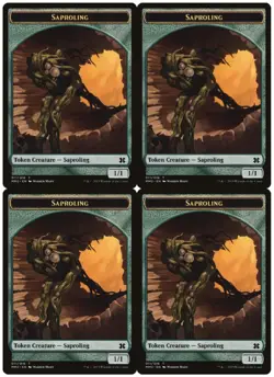 MTG Saproling Token x4 Modern Masters 2015 NM Playset - Image 1