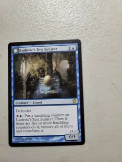 1x MTG Magic the Gathering Ludevic's Test Subject Abomination Innistrad LP - Image 1