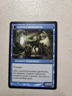 1x MTG Magic the Gathering Ludevic's Test Subject Abomination Innistrad LP - Image 2