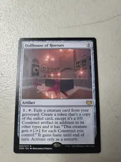 1x MTG Magic the Gathering Dollhouse of Horrors 255/509 Innistrad Crimson Vow LP - Image 1