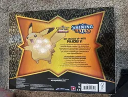 POKEMON Shining Fates Pikachu V Collection Holo Promo + 4 Booster SEALED BOX New 820650828690 - Image 2